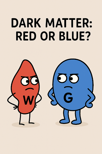 Dark matter - red or blue?